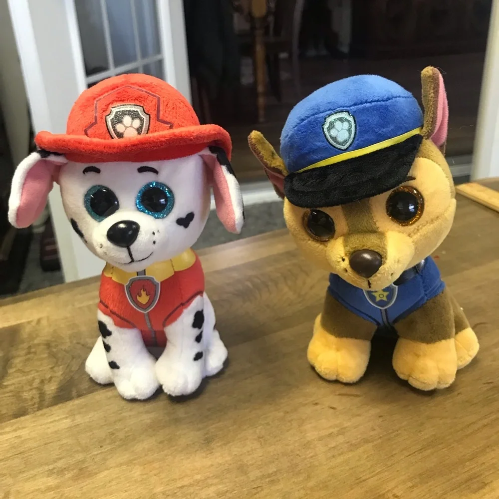 Ty Stuffed Animals Red and Blue‎ Set